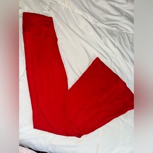 Aerie Crossover Flare Leggings size L